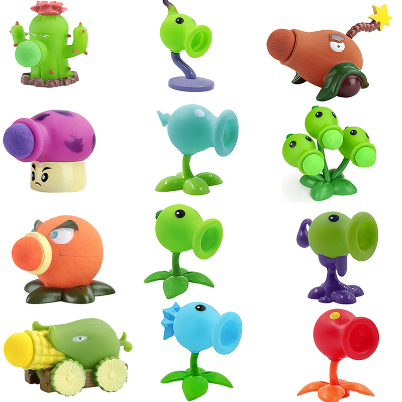 Kids Zombie Toys - 1 Uds. Plantas vs Zombies Peashooter