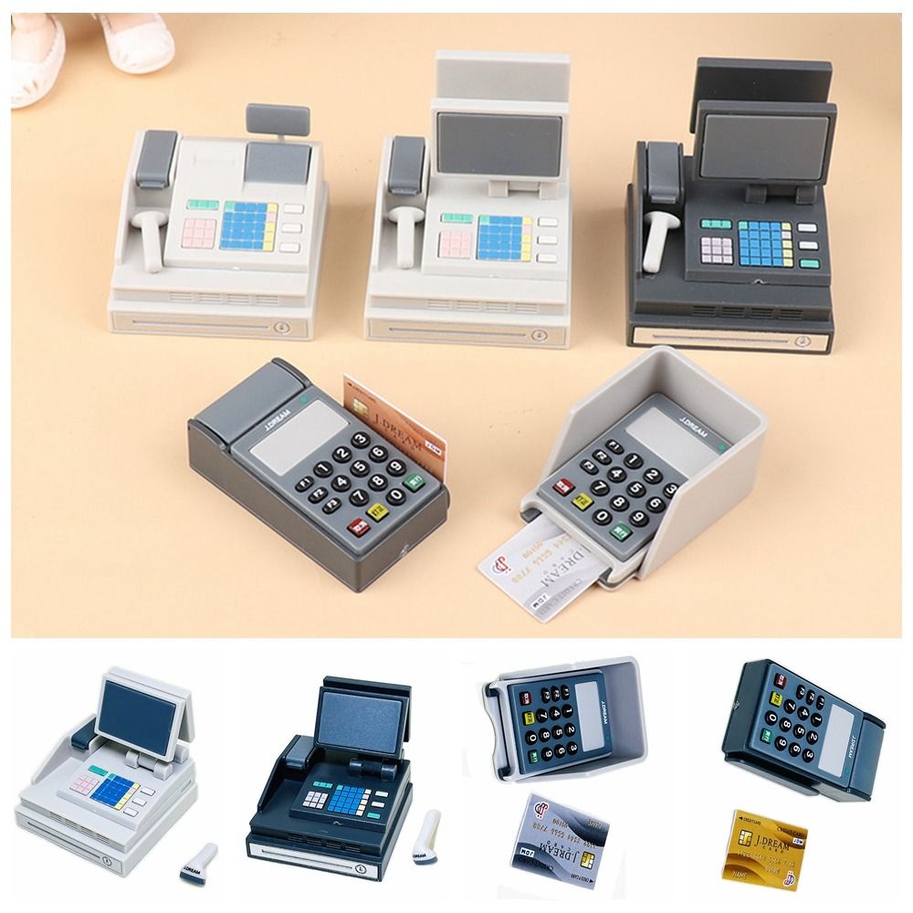 Casa de muñecas DIY, máquina P - Toy Cash Register reseña y precio